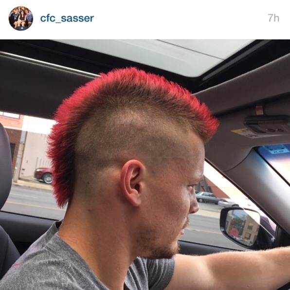 Ger's hair is #firedup for the NPGL San Francisco Fire's season.